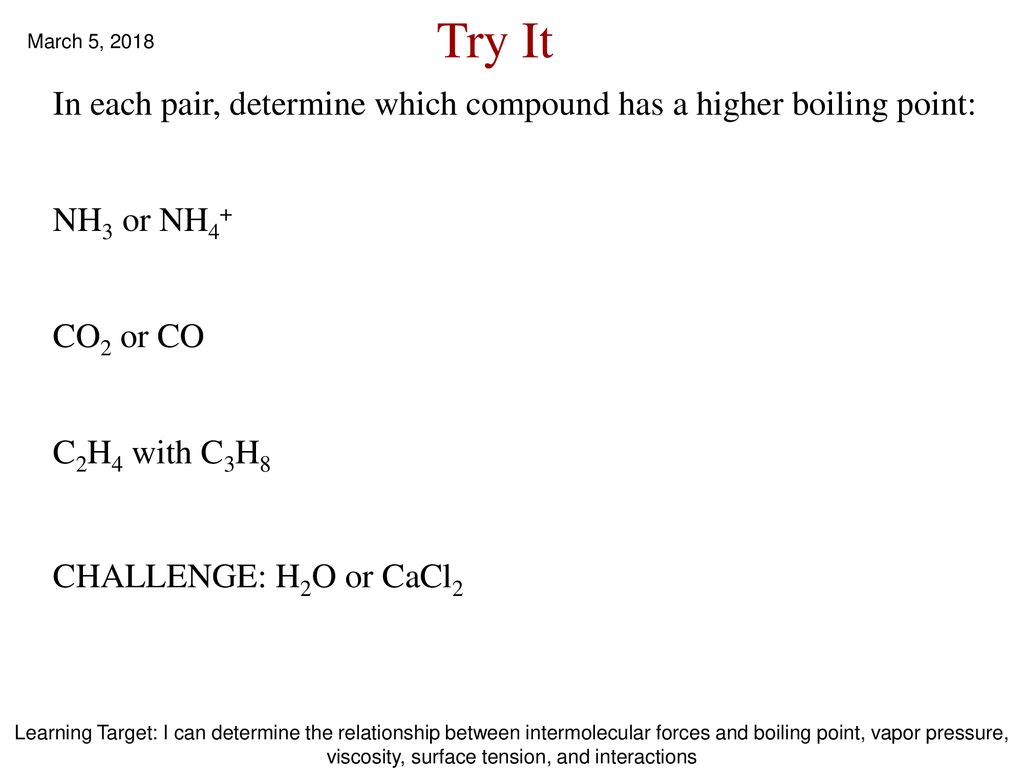 Intermolecular Forces ppt download